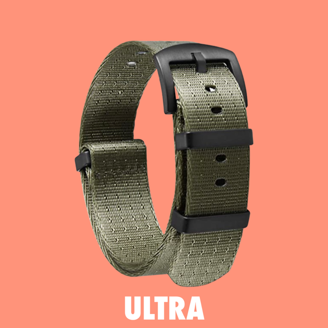 Ultra Watch Straps by Strap Monsters- Premium Ballistic Nylon Watch Straps- Guaranteed for life